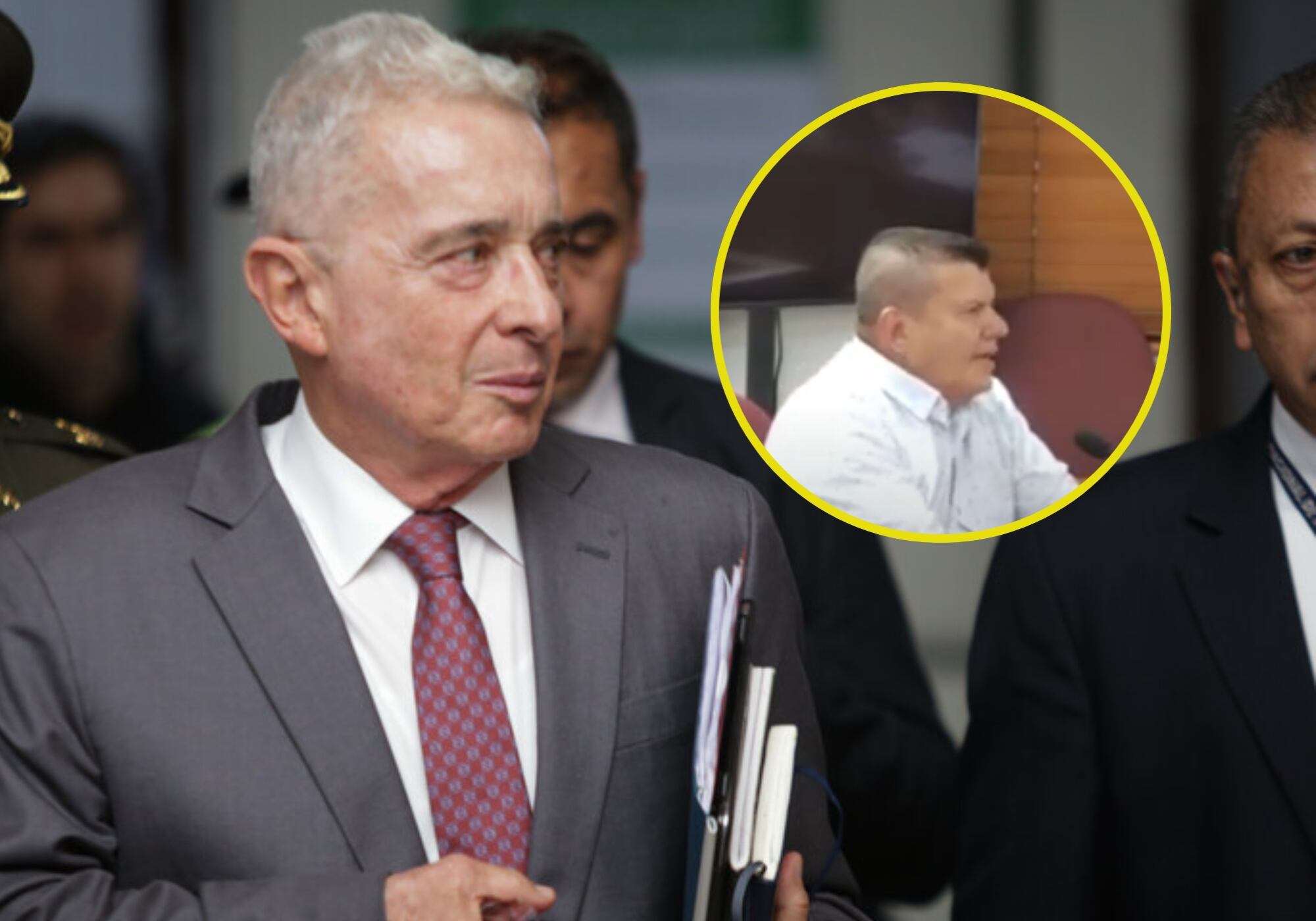 Álvaro Uribe y 'Caliche'. Foto: Colprensa.