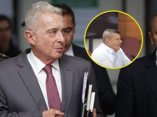 Álvaro Uribe y 'Caliche'. Foto: Colprensa.