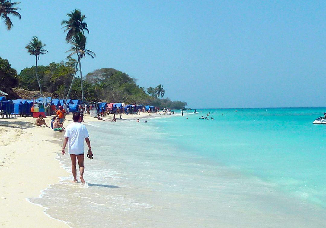 Playa Blanca de Cartagena. Foto: Cortesía a Antonio Canchila.