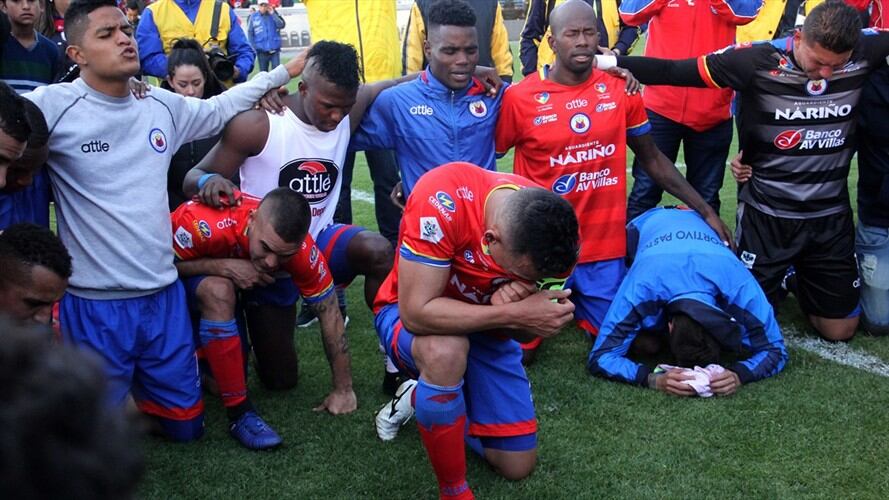 Deportivo Pasto confirma que la final será jugada en Bogotá. Foto: Colprensa