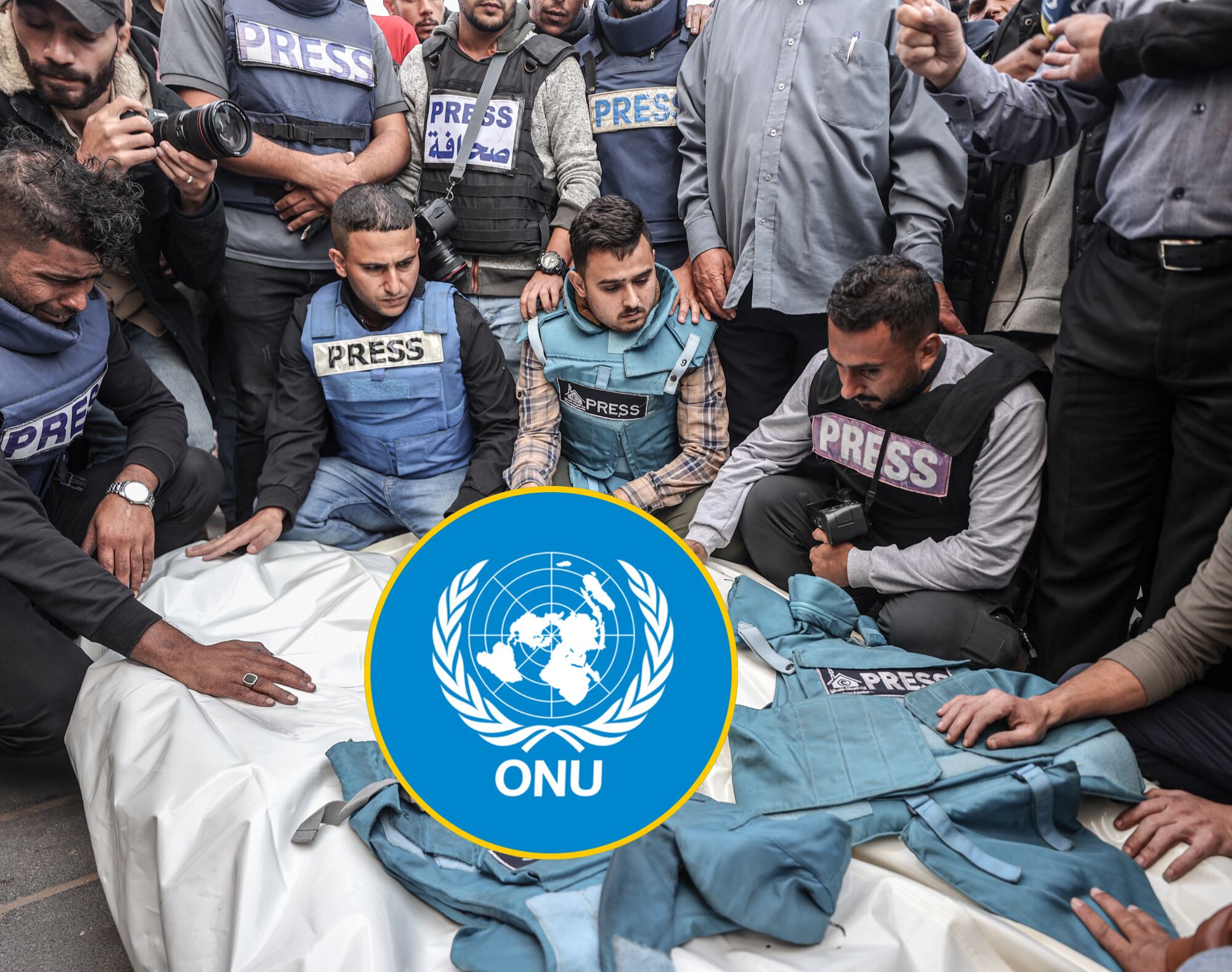 La ONU pidió a Israel que se permita la entrada de periodistas a Gaza. Foto: Getty Images/ ONU.