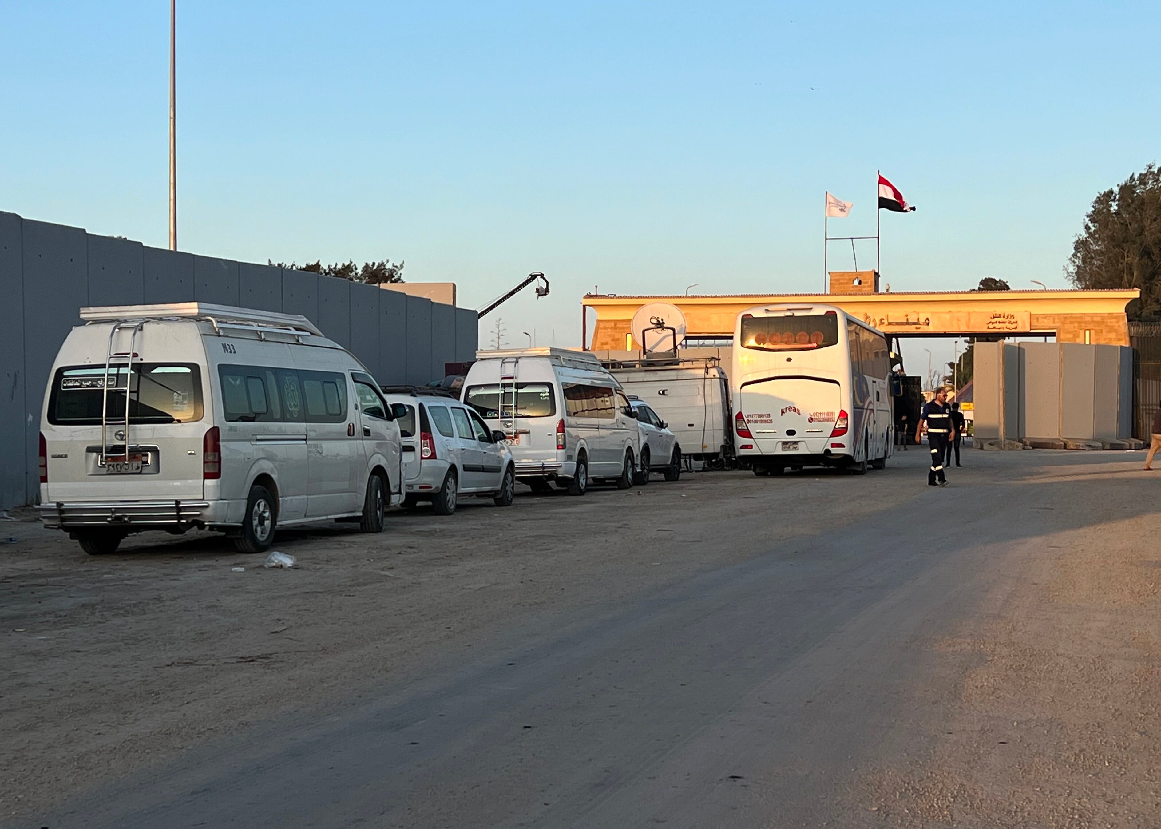 Paso de Rafah en la frontera entre Gaza y Egipto. (Egipto) EFE/EPA/STR