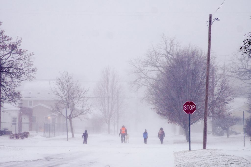Tormenta en Estados Unidos. (Photo by Katie McTiernan/Anadolu Agency via Getty Images)