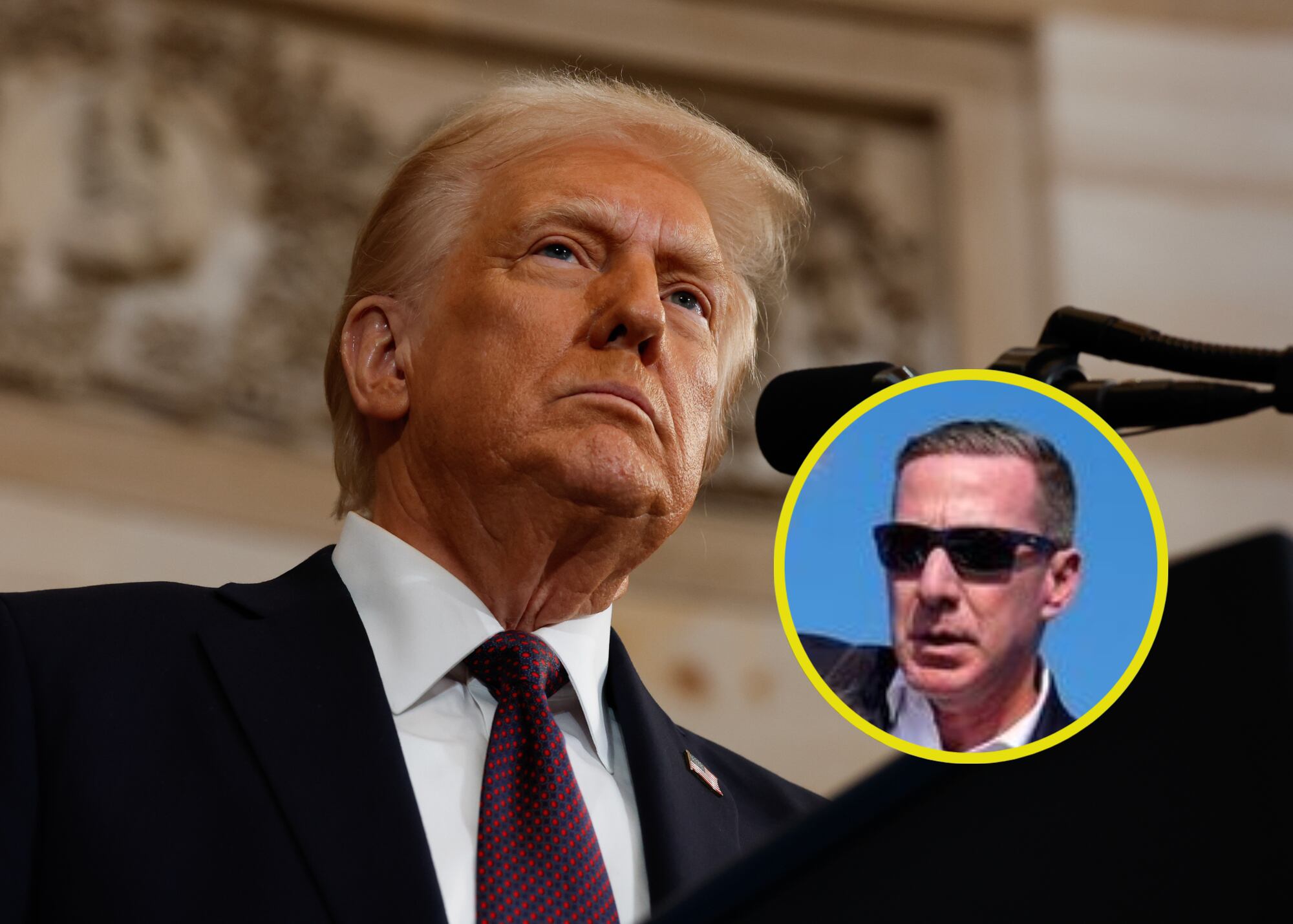 Donald Trump y Sean Curran | Fotos: EFE