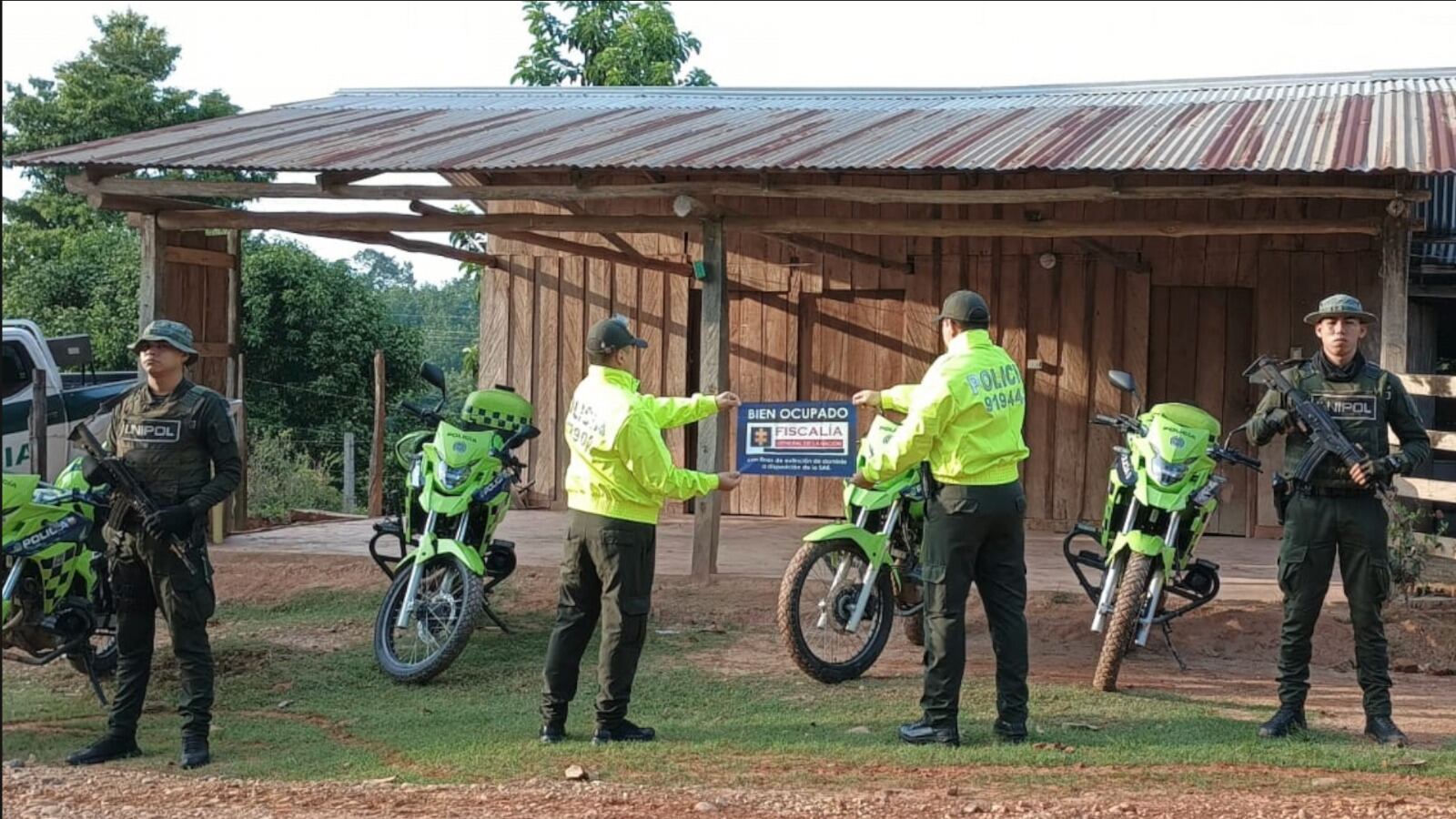 Aplican extinción de dominio a 13 bienes de alias “Zeus” y su familia. / Foto: DIJIN