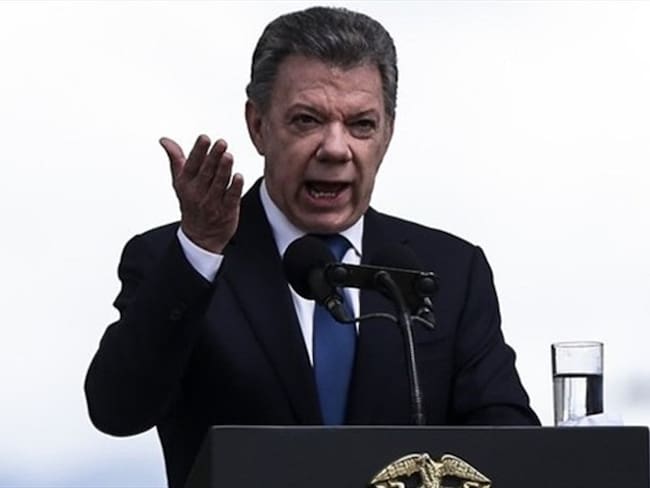 Juan Manuel Santos, presidente de Colombia. Foto: Colprensa