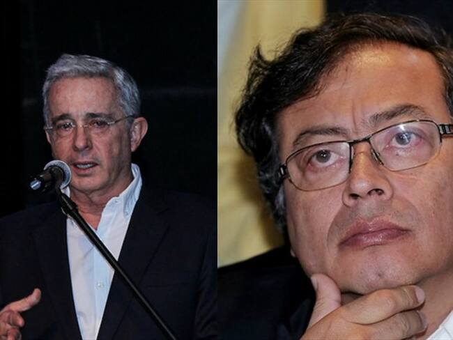 Álvaro Uribe denuncia a Gustavo Petro ante la Corte Suprema de Justicia. Foto: Colprensa