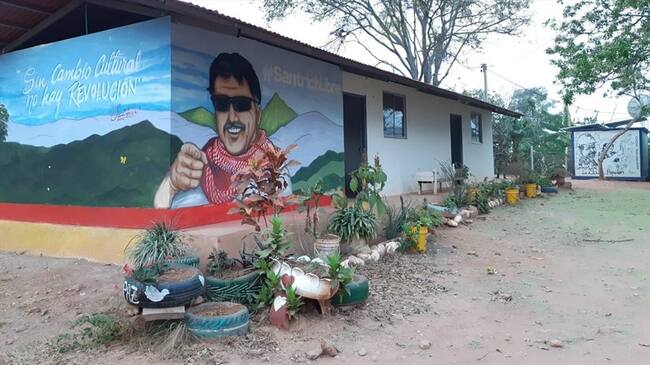 El presidente Iván Duque llegó hacia las 10:00 a.m. al espacio de reincorporación de Tierra Grata, en el Cesar. Foto: Oriana Garcés