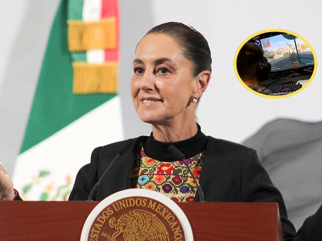 Claudia Sheinbaum. Foto: Karla Guerrero.Videojuegos de disparos. Foto: Stefano Guidi