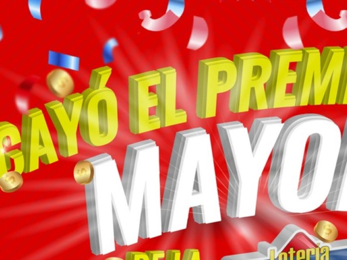 Premio mayor de la Lotería de Medellín dejó un nuevo millonario en la costa