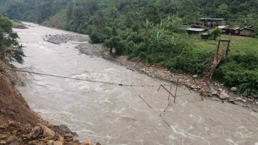 Río Agüita en el municipio de Pueblo Rico. Foto: Alcaldía de Pueblo Rico