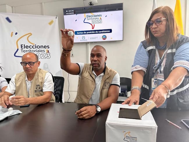 Sorteo de la ubicación en los tarjetones/ Registraduría