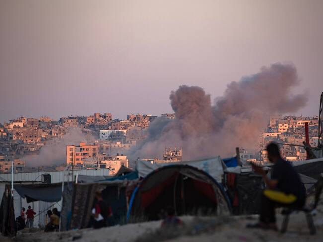 Ataque de Israel en Gaza. Foto: EFE/EPA/HAITHAM IMAD