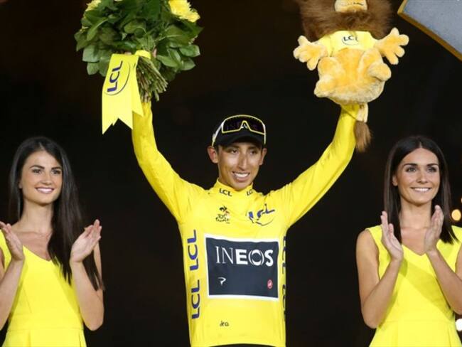 ¿Usted cómo definiría al ciclista Egan Bernal, primer colombiano en ganar un Tour de Francia?. Foto: Getty Images