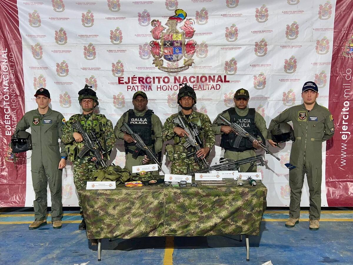 Ejército reportó la muerte de un presunto subversivo en medio de operaciones militares en el Cauca