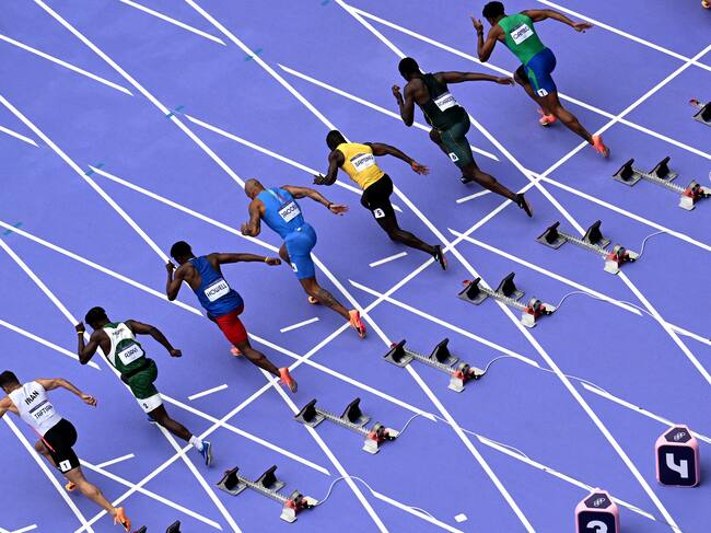 Final 100 metros planos Juegos Olímpicos París 2024 | Foto: GettyImages