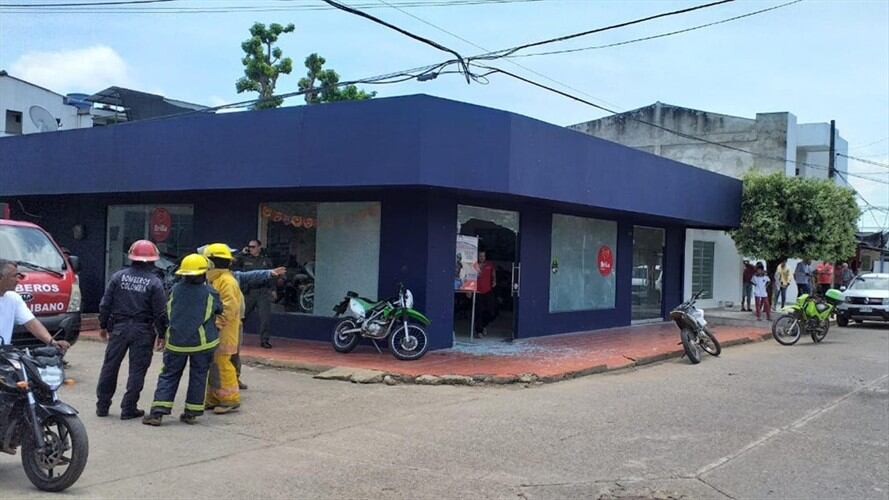 Tres heridos deja artefacto explosivo en Montelíbano. Foto: Cortesía