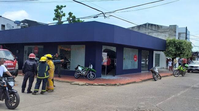 Tres heridos deja artefacto explosivo en Montelíbano. Foto: Cortesía