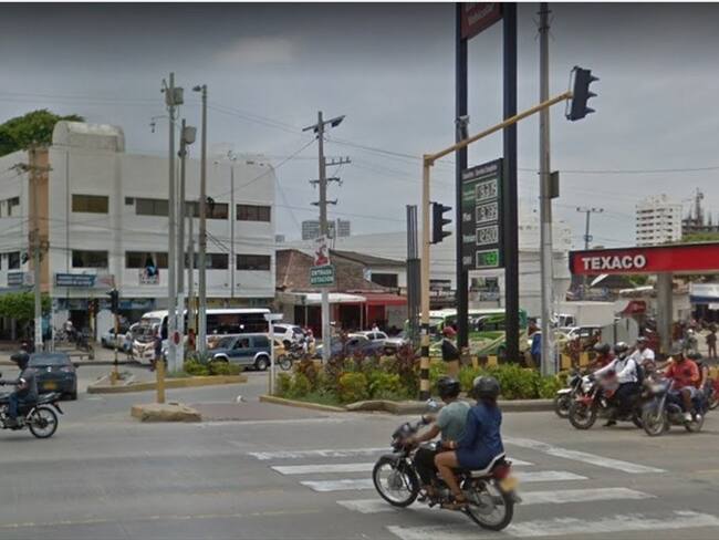 Los semáforos del Pie de la Popa ha sido vandalizado en varias oportunidades. Foto: Google Maps