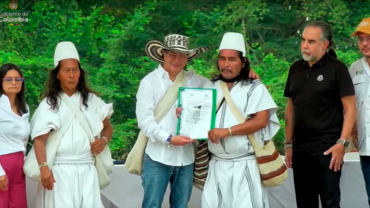 Presidente Petro anuncia creación de territorios indígenas en la Alta Guajira y la Sierra Nevada/ Presidencia de la República