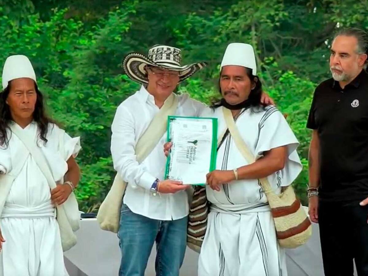 Presidente Petro anuncia creación de territorios indígenas en la Alta Guajira y la Sierra Nevada