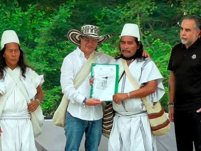 Presidente Petro anuncia creación de territorios indígenas en la Alta Guajira y la Sierra Nevada/ Presidencia de la República