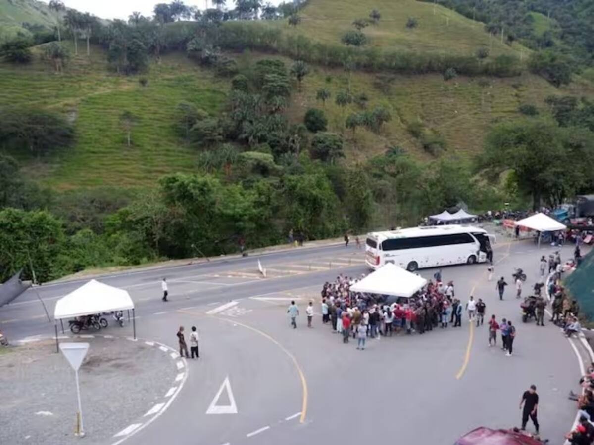 Aumentó el pasaje de buses de Pereira a Medellín debido al paro minero en Marmato