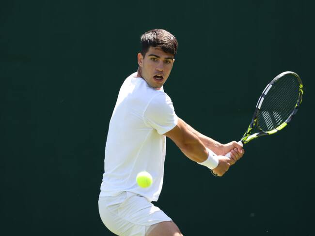 Carlos Alcaraz. (Photo by Rob Newell - CameraSport via Getty Images)