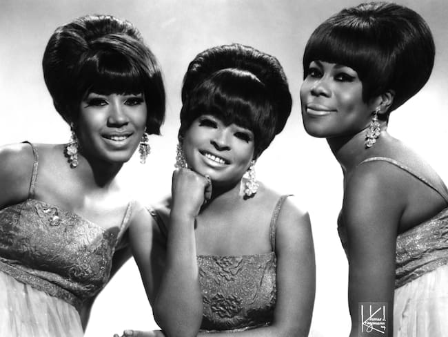 NEW YORK - CIRCA 1965:  Motown singing group The Marvelettes (L-R Katherine Anderson,  Wanda Young (Rogers) and Gladys Horton) pose for a portrait circa 1965 in New York City, New York. (Photo by James Kriegsmann/Michael Ochs Archives/Getty Images) 