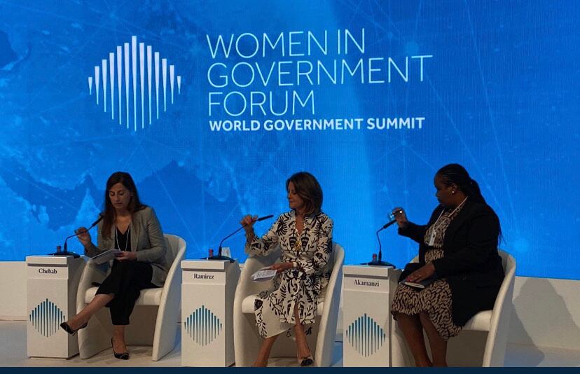 Inicia agenda de Marta Lucía Ramírez en Emiratos Árabes Unidos. Foto: Cortesía Cancillería