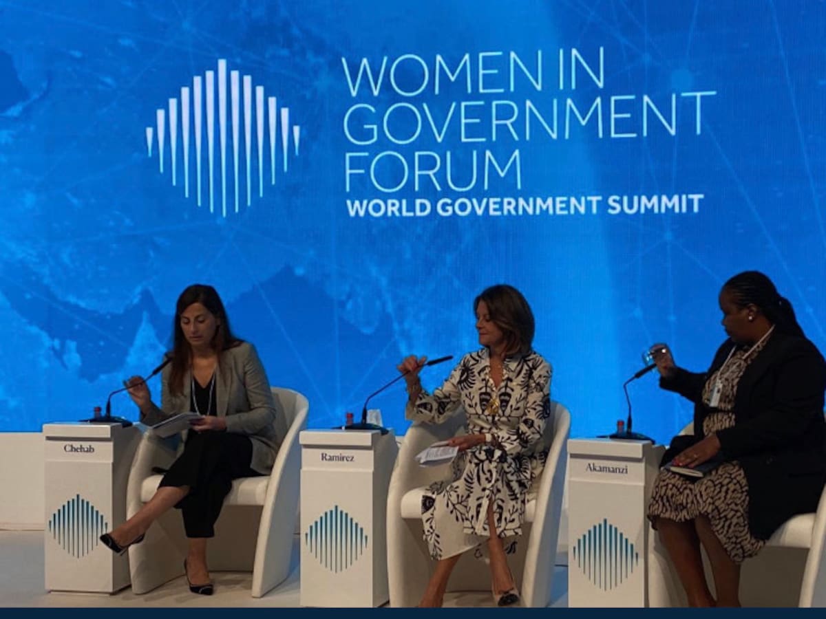 Inicia agenda de Marta Lucía Ramírez en Emiratos Árabes Unidos