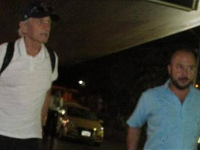 El reconocido actor llegó a la capital de Bolívar, procedente de la ciudad de Cali. Foto: Cortesía