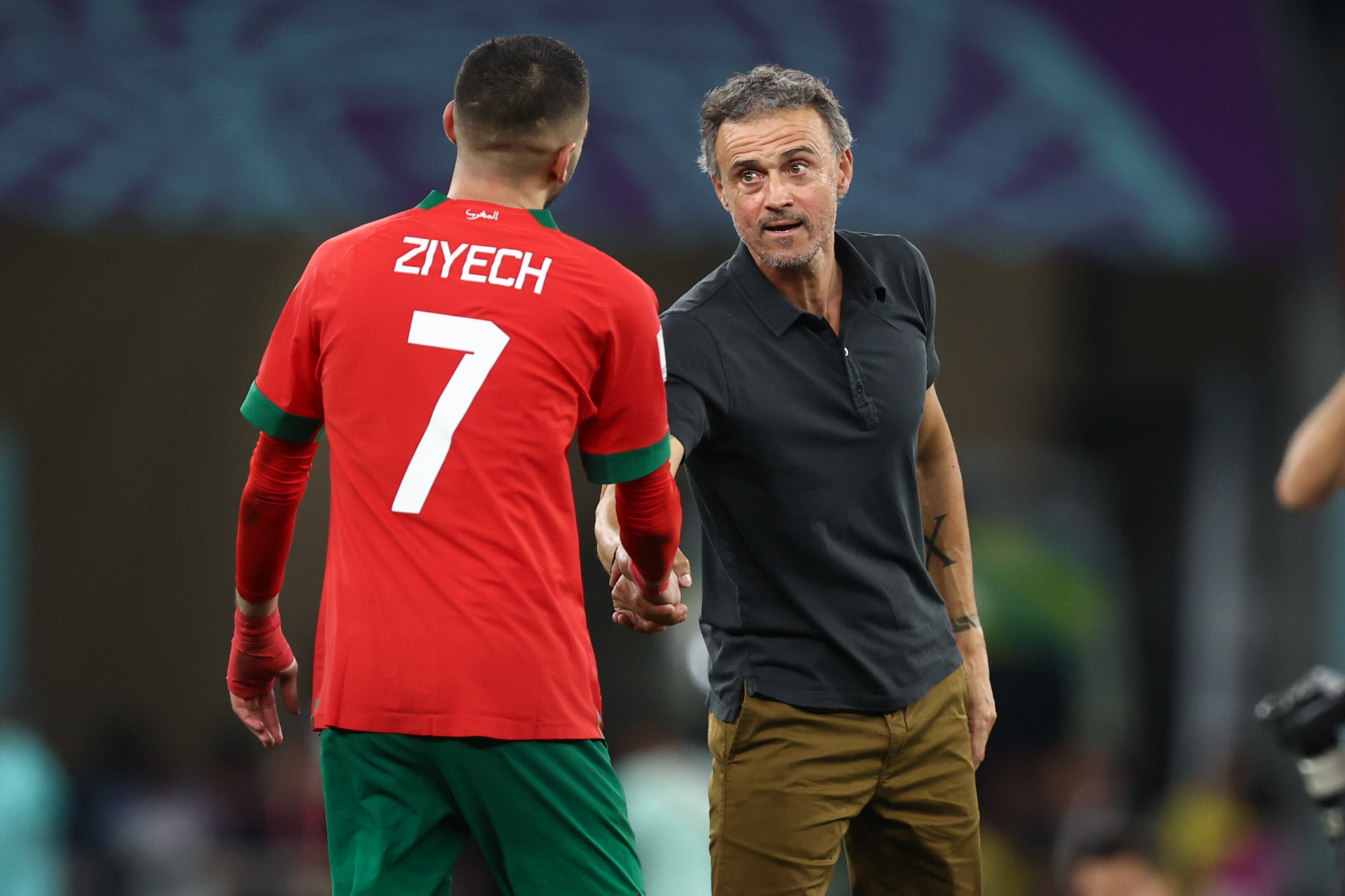 Luis Enrique Martínez García, exfutbolista y actual director técnico de España.