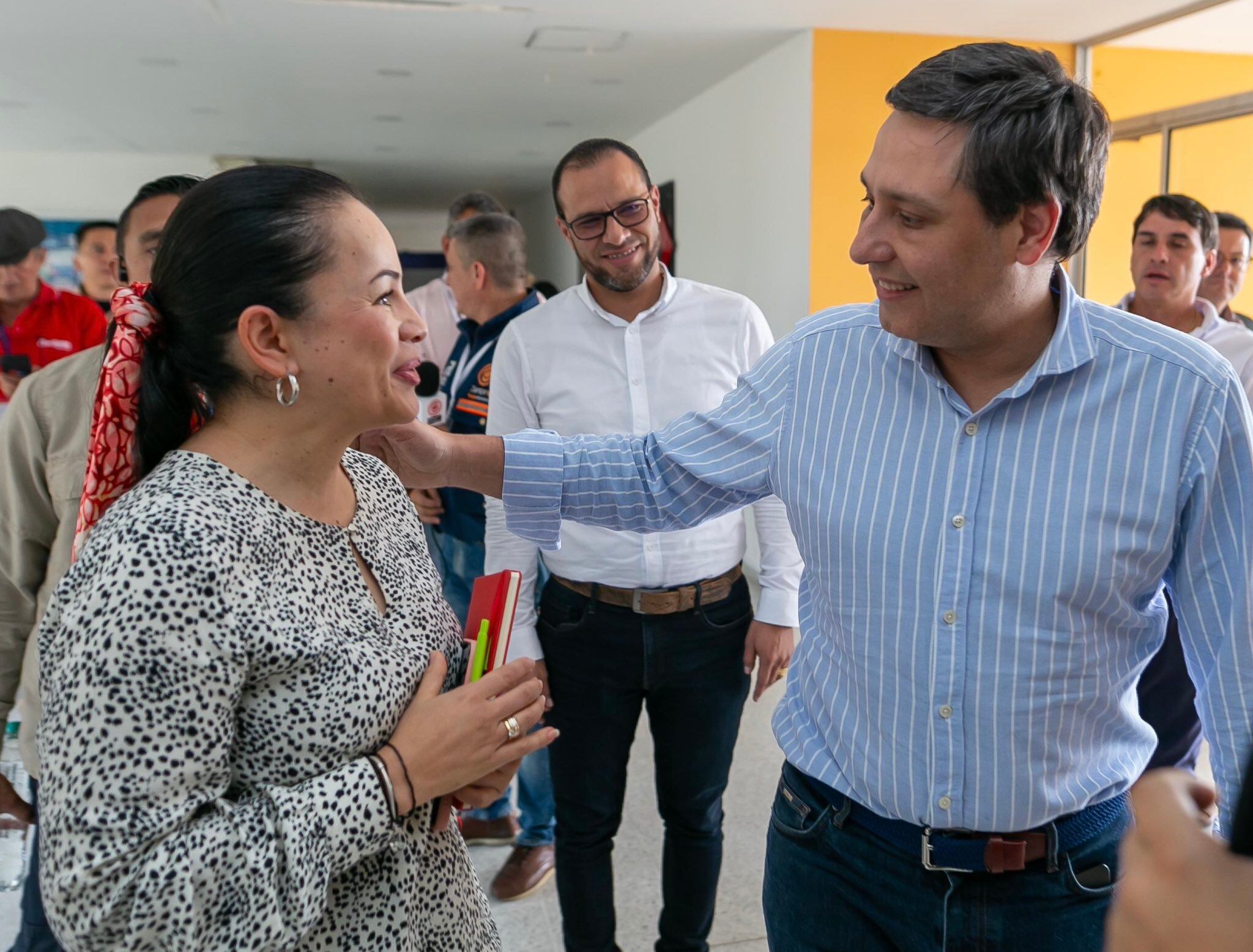 Ministro Mauricio Lizcano en su visita a Popayán. Crédito: MinTIC.