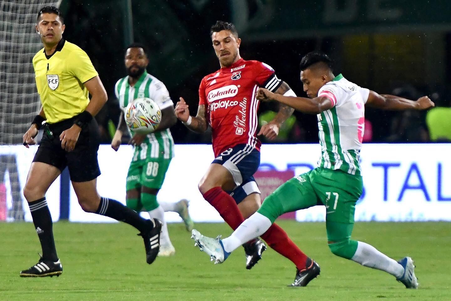 Atlético Nacional vs. Independiente Medellín. Foto: Dimayor