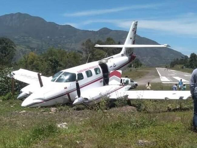 Se estableció que el vuelo humanitario se estaba adelantando con el fin de sepultar una menor de edad que murió en Bogotá.. Foto: suministrada