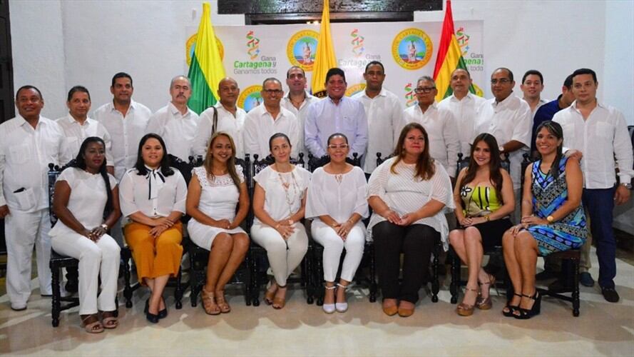 Gabinete de Cartagena. Foto: Prensa Alcaldía de Cartagena