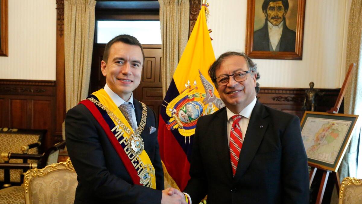 “Es cordial”: Daniel Noboa, presidente de Ecuador, sobre relación con Gobierno Petro