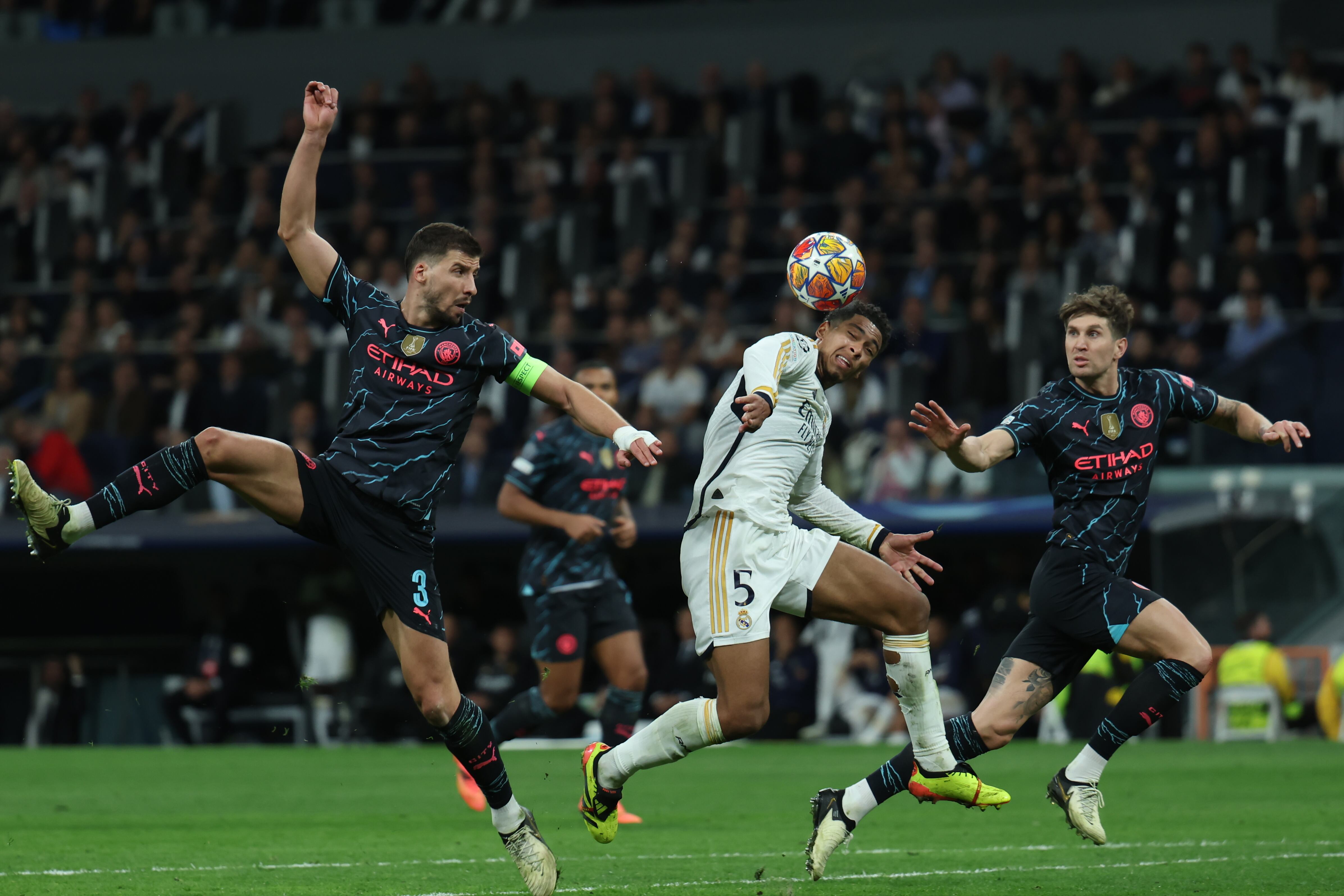 Partido de ida, cuartos de final, Champions League, Real Madrid Vs. Manchester City. Foto: EFE / Kiko Huesca.