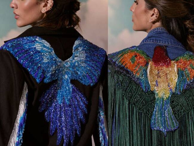 Chaquetas hechas por privadas de lalibertad. Foto: Proporcionadas por Andrés Caamaño