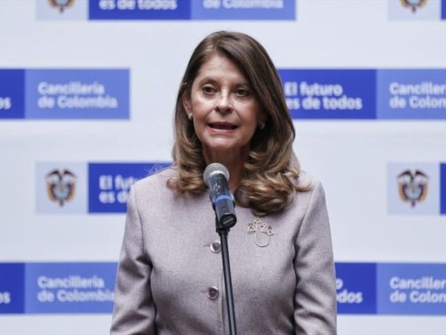 Vicepresidenta y canciller, Marta Lucía Ramírez. Foto: Colprensa