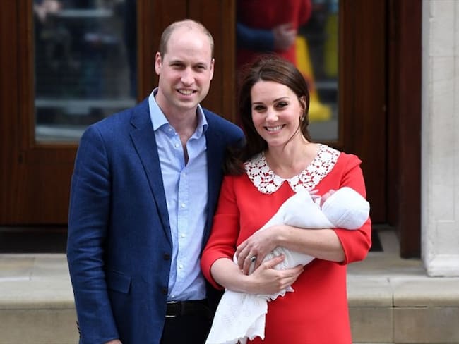 La duquesa de Cambridge dio a luz a su tercer hijo, un niño. Foto: Getty Images
