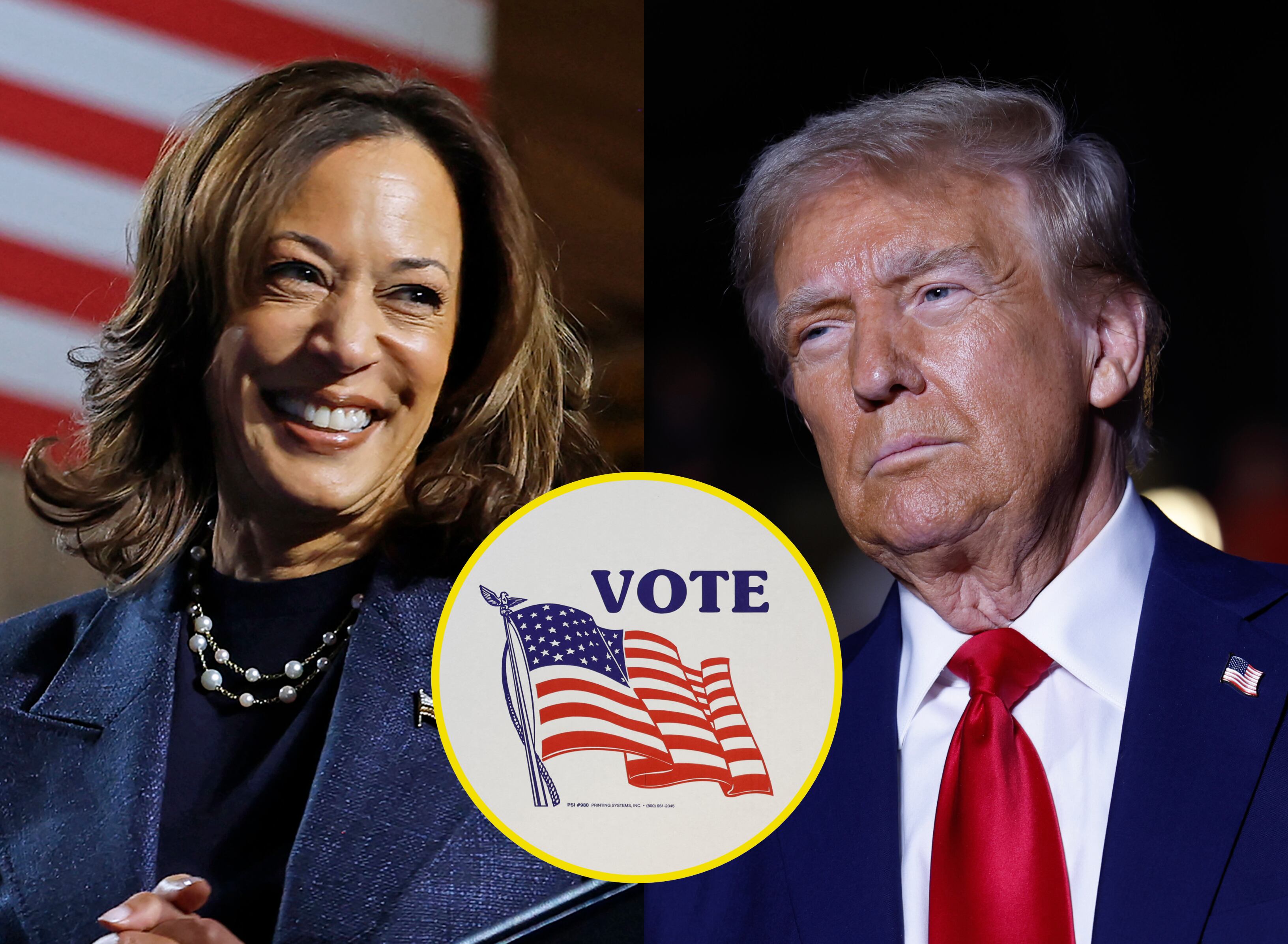 Kamala Harris y Donald Trump | Fotos: GettyImages