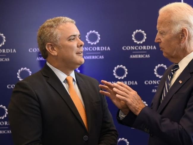 Biden ratifica su compromiso con la paz en Colombia. Foto: Getty Images