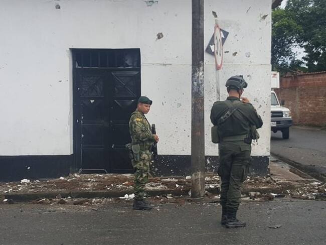 Los combates se registran desde la madrugada de este sábado en el sector de Los Andes. En la zona hace presencia la estructura Dagoberto Ramos, disidencia de las Farc.. Foto: