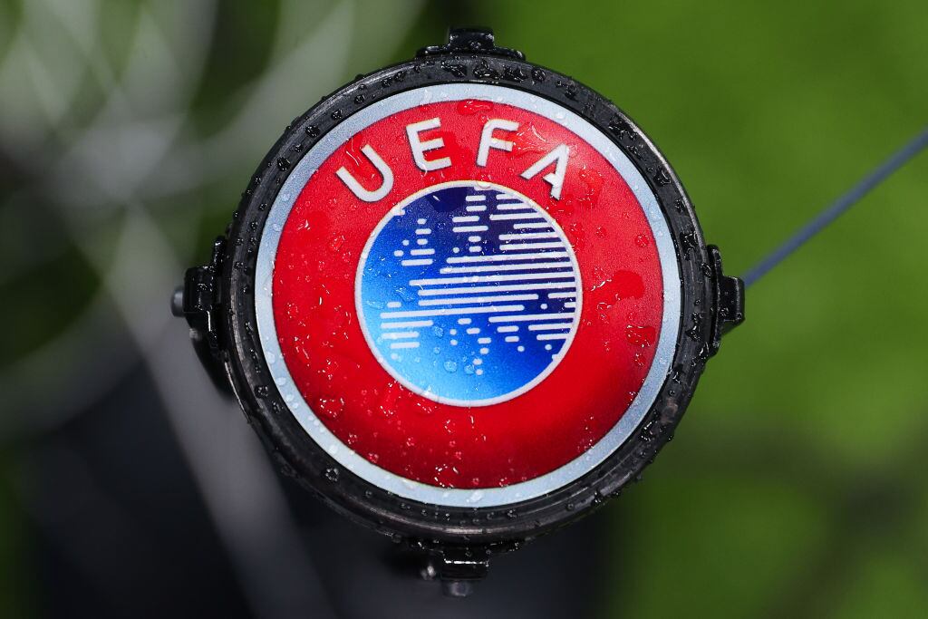 Logo Uefa. Foto: James Gill - Danehouse/Getty Images