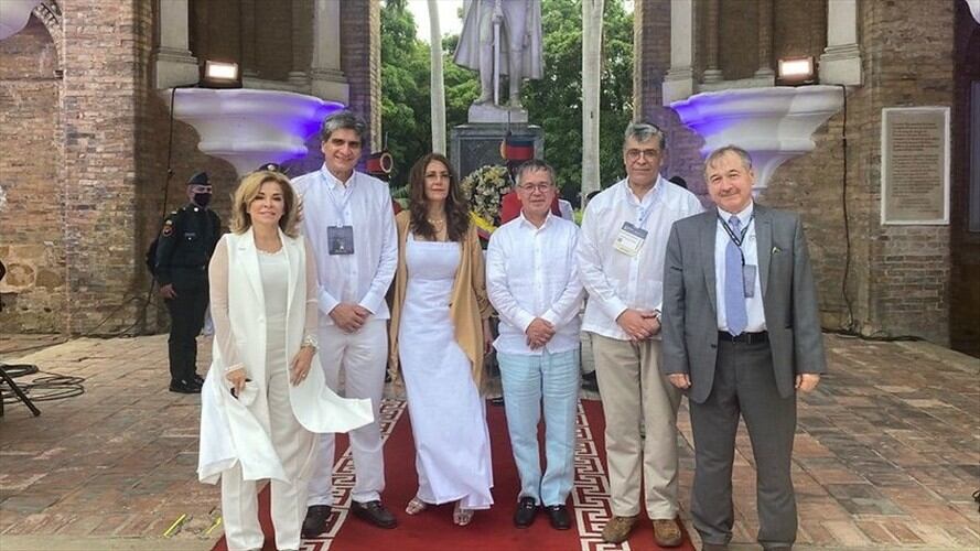 PRESIDENTES DE LAS CORTES FIRMAN DECLARACIÓN EN VILLA DEL ROSARIO. Foto: Colprensa - Corte Suprema