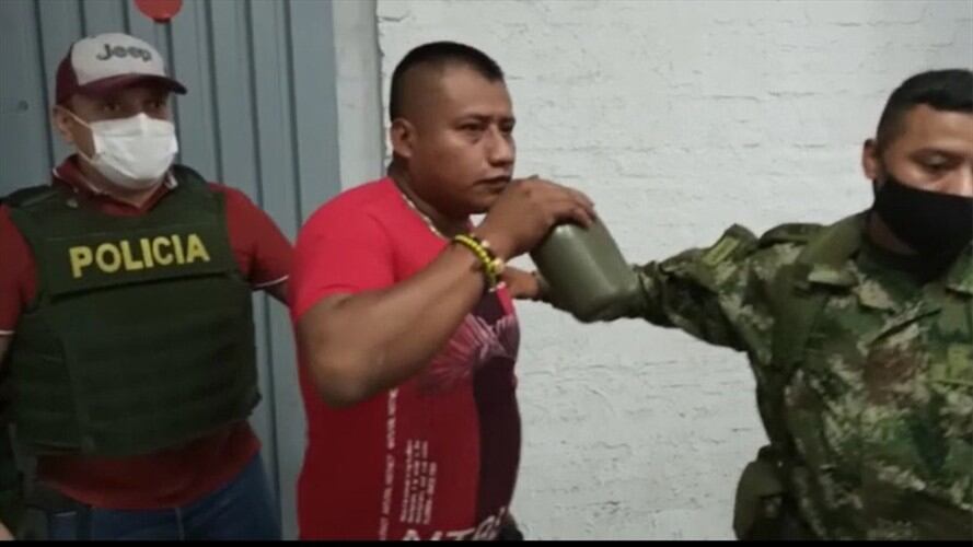 Alias El Indio es señalado de perpetrar masacres de líderes sociales, indígenas y campesinos en el norte del Cauca . Foto: Ejército