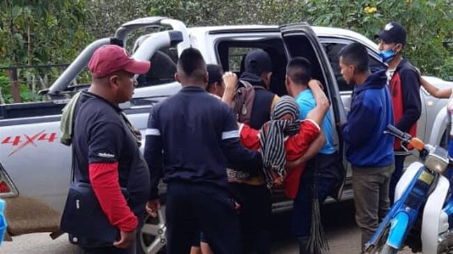 Según las denuncias, uno de los afectados resultó herido con arma de fuego . Foto: Cortesía Quilichao Al Día