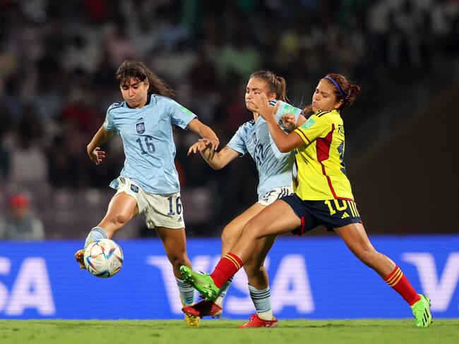 Colombia vs. España en el Mundial Femenino Sub-17. (Photo by Joern Pollex - FIFA/FIFA via Getty Images)